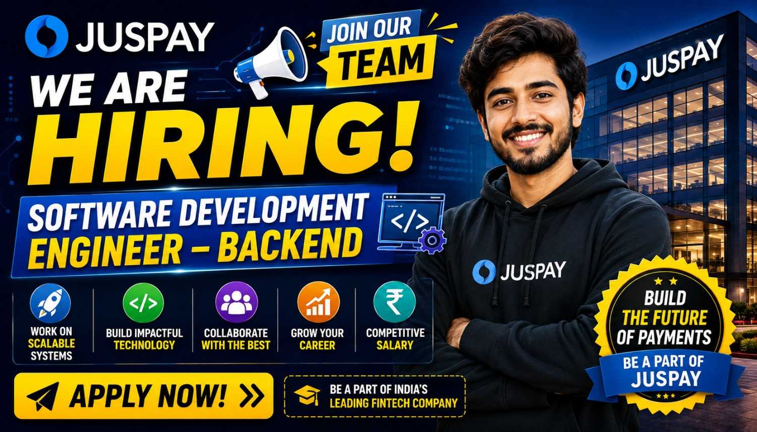 Juspay Backend Engineer 2026 – Bangalore, Freshers Eligible