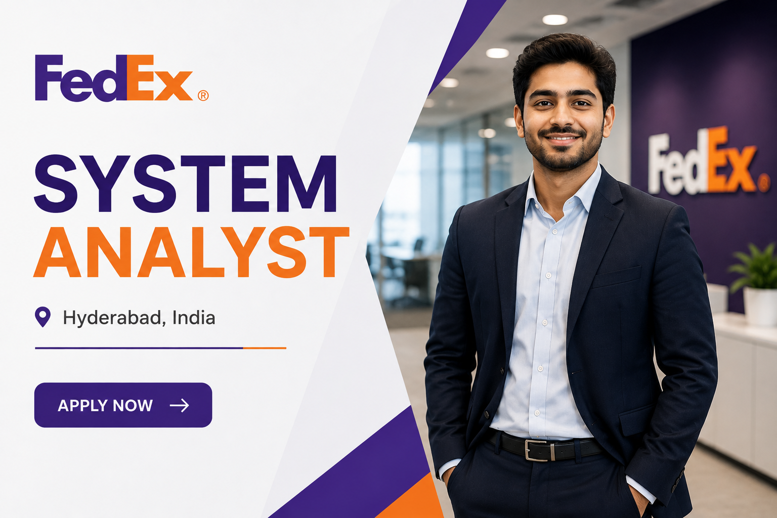 FedEx System Analyst 2026 – Freshers Eligible, Hyderabad