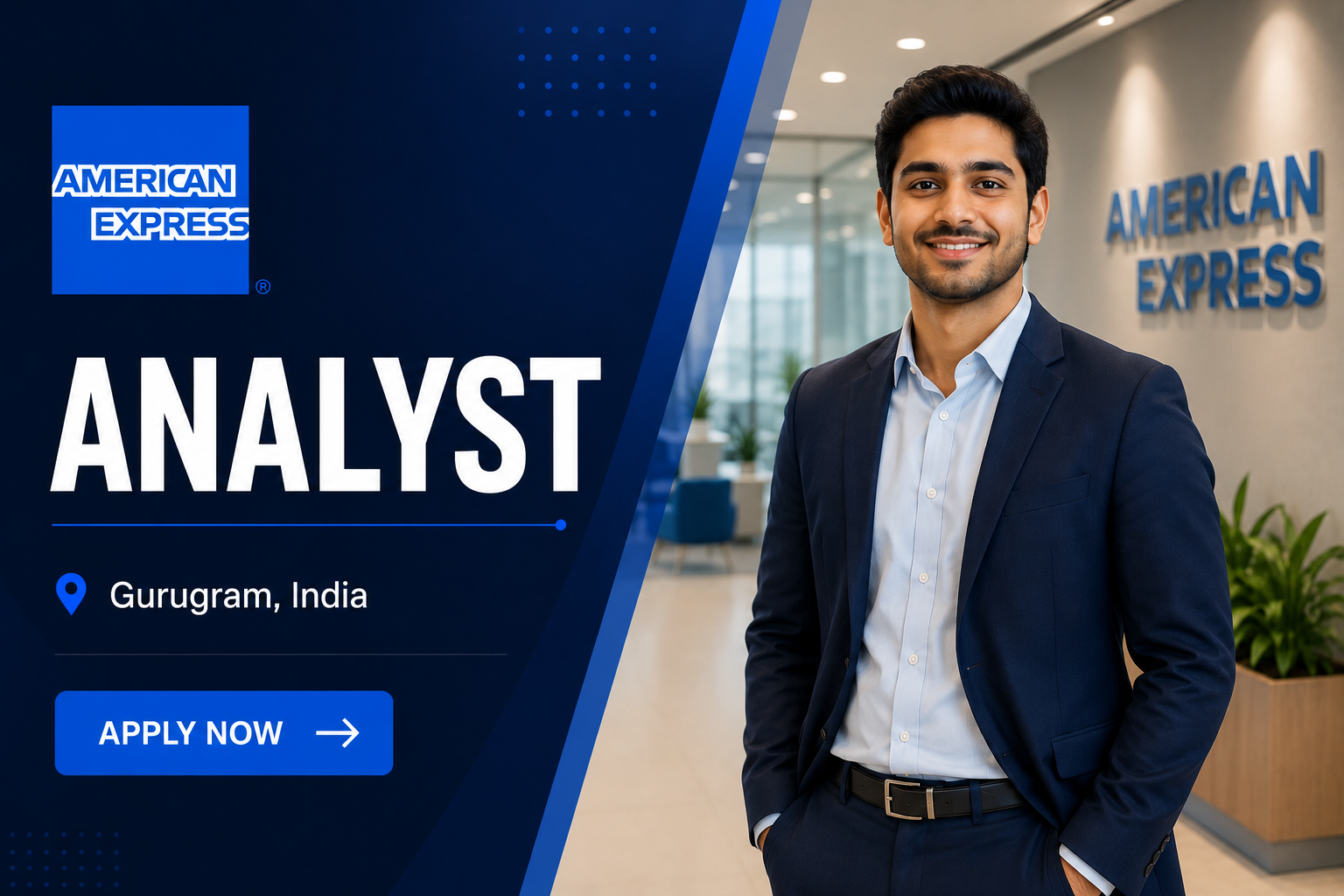 Amex TCPS Analyst 2026 – Freshers, Gurugram (₹5.5-9 LPA)